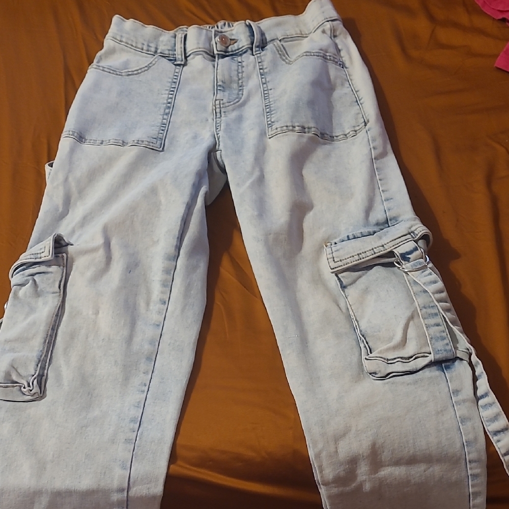 Casual Light Blue Boyfriend Jeans